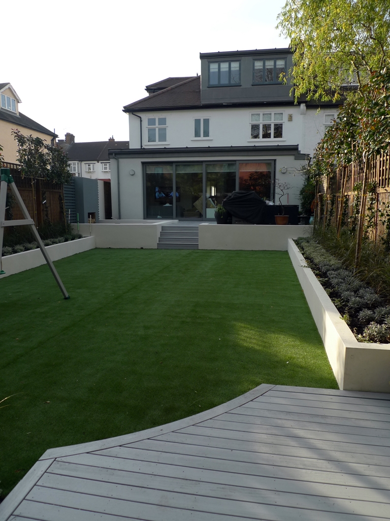 Modern low maintenance minimalist garden design idea ...