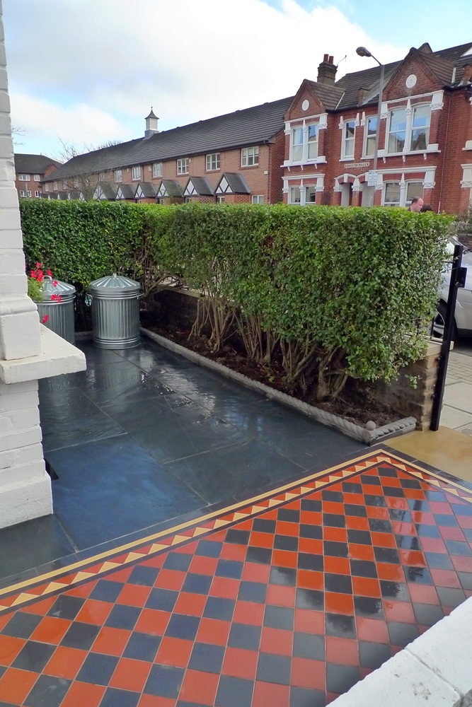 mosaic garden tile path and paving tiler installation london (68)