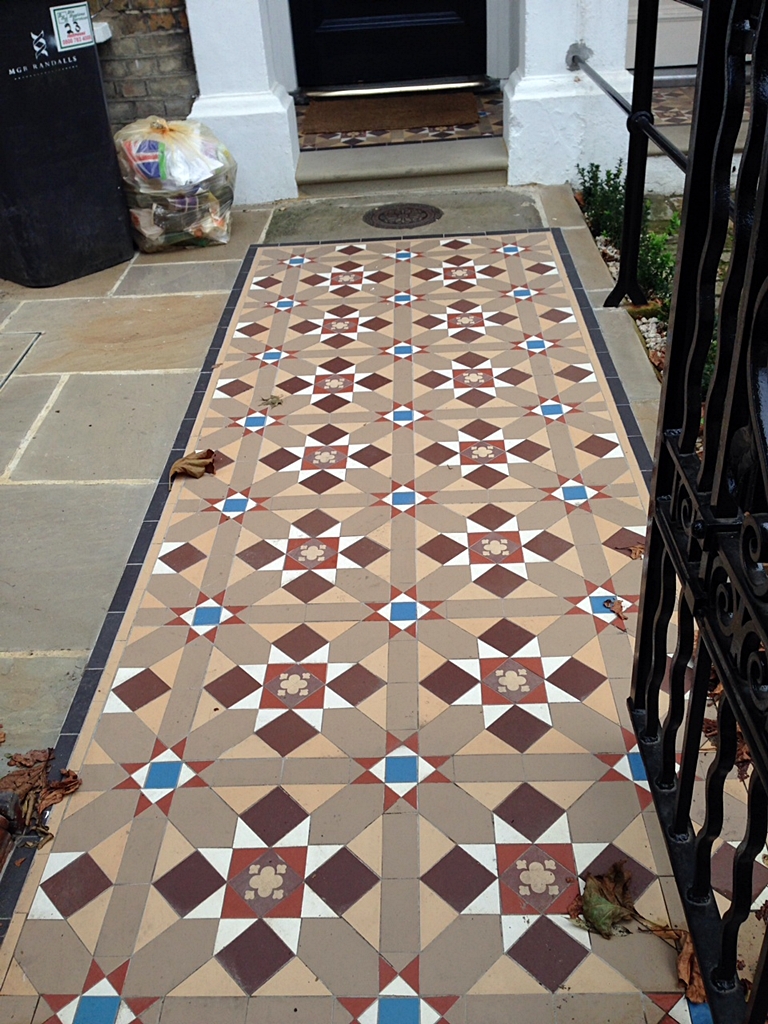 victorian edwardian mosaic tile path london