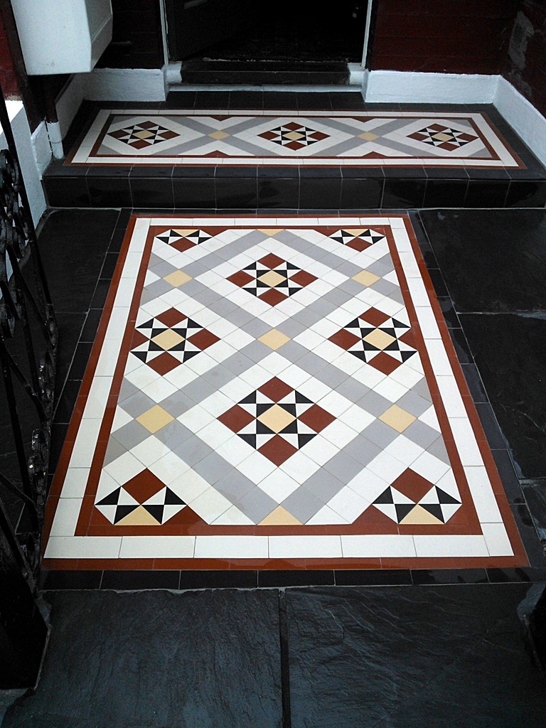 victorian mosaic tile path London