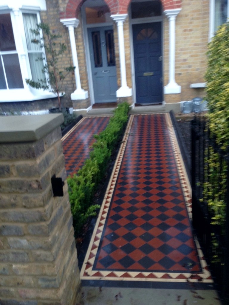 victorian mosaic tile path london
