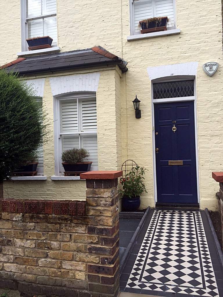 London front garden company multi colour Victorian mosaic Fulham Chelsea